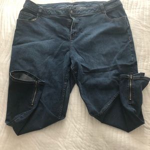 Lane Bryant ankle jeans size 28